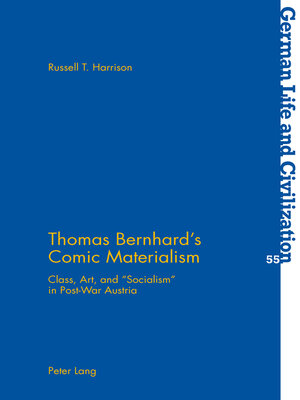 cover image of Thomas Bernhard's Comic Materialism